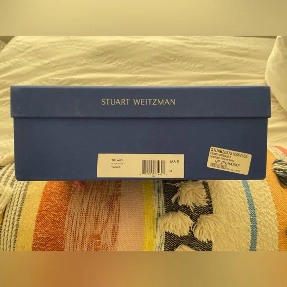 Stuart Weitzman Tieland Over The Knee OTK Boot - Black Suede - 8.5 US - Picture 14 of 16